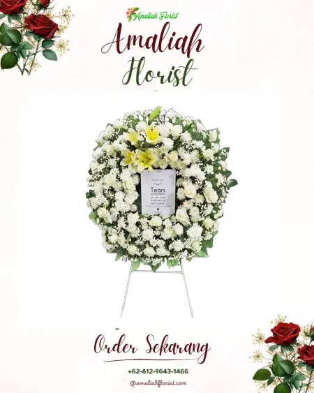 Krans Bunga Duka Pudar